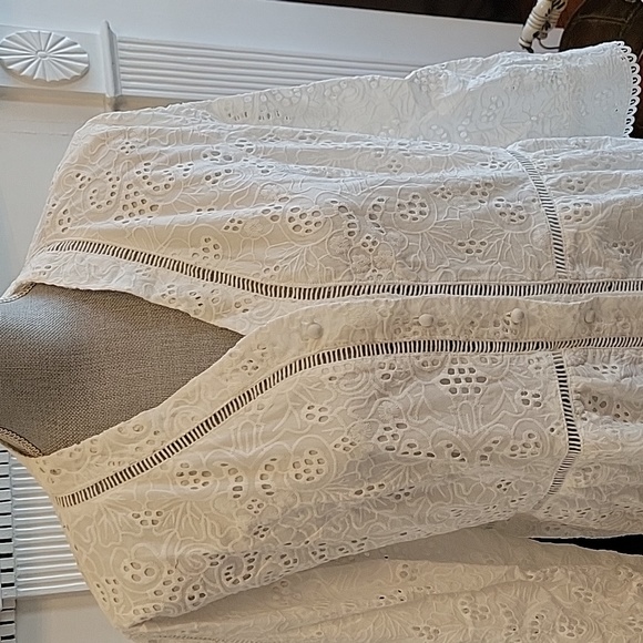 Chicwish Embroidered Eyelet Midi Dress - Picture 7 of 14